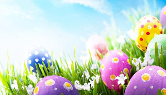 Happy Easter eggs for website